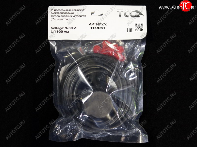 1 249 р. Универсальный комплект электрики для фаркопов (7 контактов) TCC-Tuning Volkswagen Beetle A5 (5С1) хэтчбэк 3 дв. дорестайлинг (2011-2016)  с доставкой в г. Воронеж