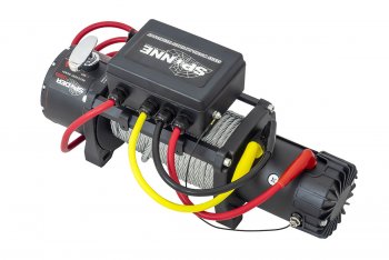 28 999 р. Лебёдка электрическая SPIDER 12000 lbs 5443 кг Electric Winch (влагозащищенная) Chevrolet Rezzo (2000-2008) (стальной трос)  с доставкой в г. Воронеж. Увеличить фотографию 4