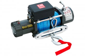 38 999 р. Лебёдка электрическая 12000S CM Winch (синтетический трос) Lincoln Navigator 3 (2007-2014)  с доставкой в г. Воронеж. Увеличить фотографию 2