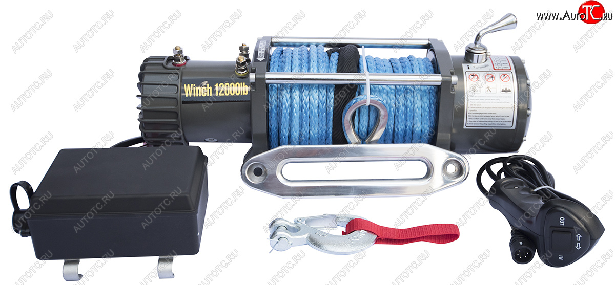 38 999 р. Лебёдка электрическая 12000S CM Winch (синтетический трос) Lincoln Navigator 3 (2007-2014)  с доставкой в г. Воронеж