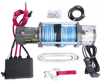 38 999 р. Лебёдка электрическая 12000S CM Winch (синтетический трос) Lincoln Navigator 3 (2007-2014)  с доставкой в г. Воронеж. Увеличить фотографию 3