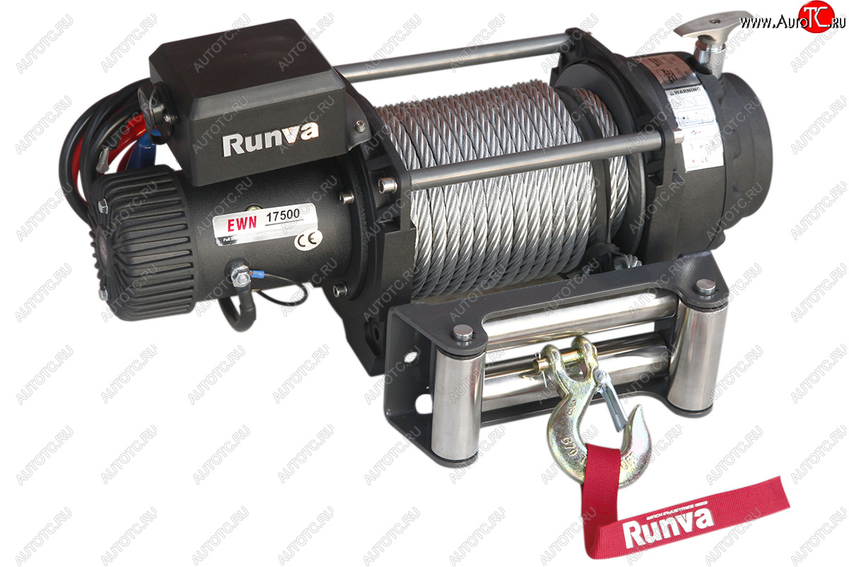 86 999 р. Лебёдка электрическая Runva (индустр., 12V)   (17500 lbs (7930 кг))  с доставкой в г. Воронеж