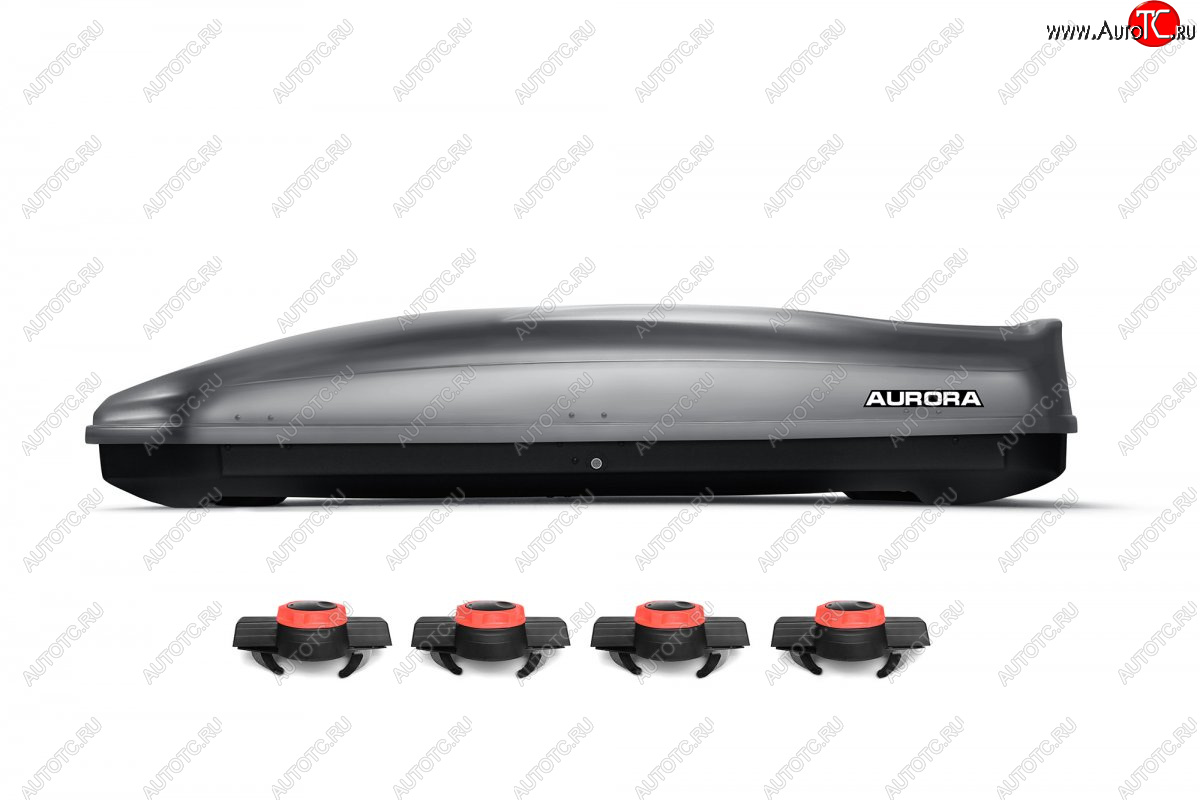 24 099 р. Багажный бокс AURORA (560 л/213x84x42 см, двусторонний, крепление краб) на крышу   (Titan LC)  с доставкой в г. Воронеж