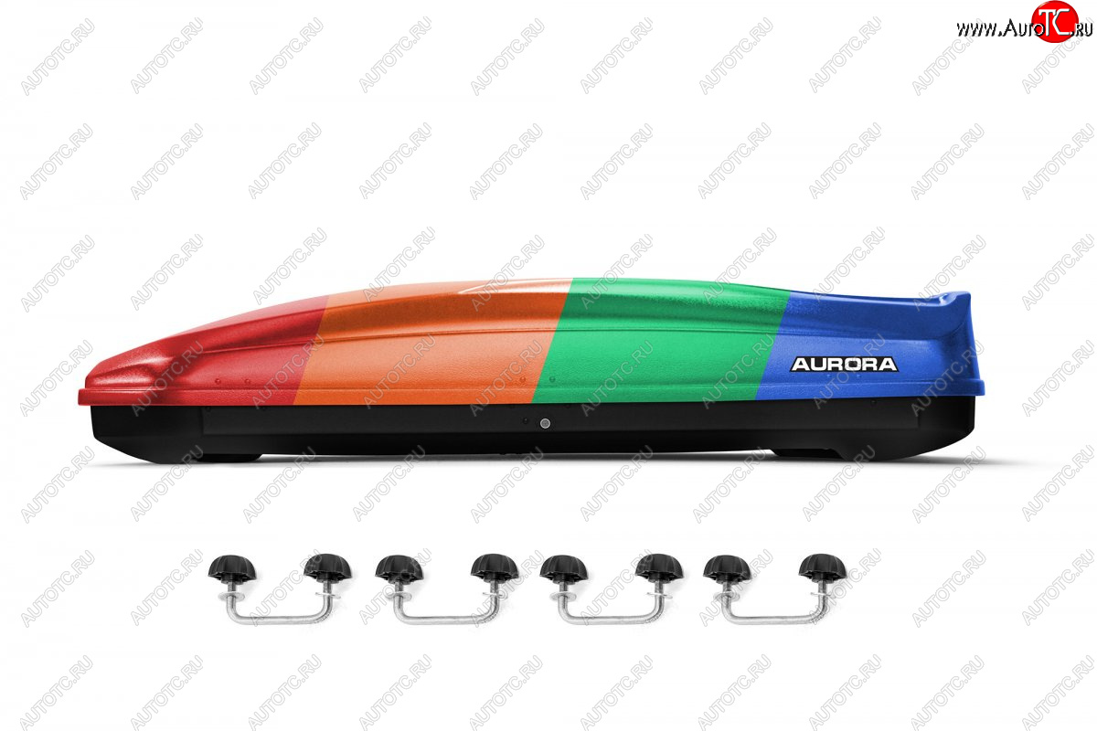 26 099 р. Багажный бокс AURORA (560 л/213x84x42 см, двусторонний, крепление скоба) на крышу   (Color LC)  с доставкой в г. Воронеж