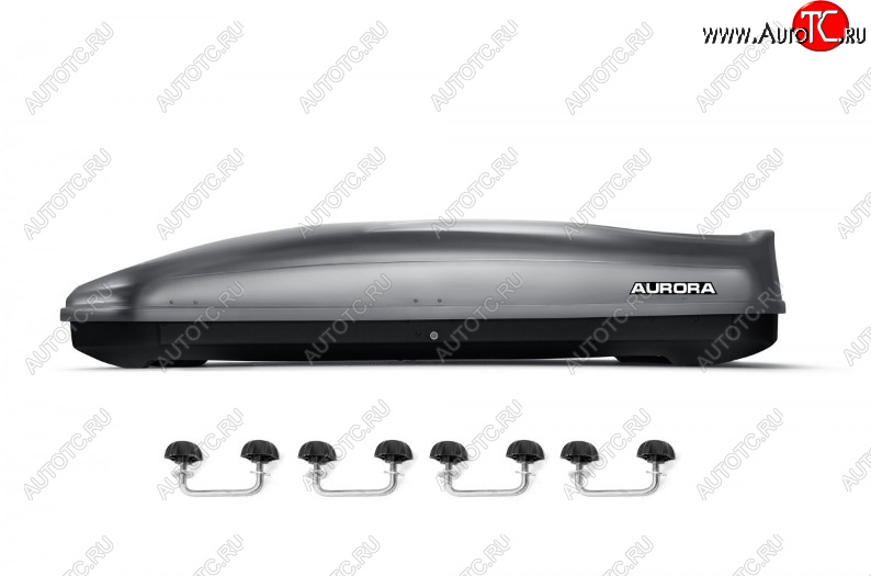 22 399 р. Багажный бокс AURORA (560 л/213x84x42 см, двусторонний, крепление скоба) на крышу   (Titan LC)  с доставкой в г. Воронеж