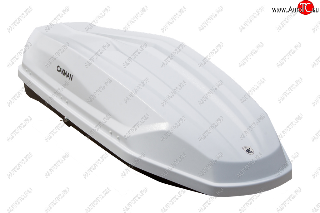 27 699 р. Автобокс CAYMAN (420 л. 196х73х38 см)   (белое тиснение)  с доставкой в г. Воронеж