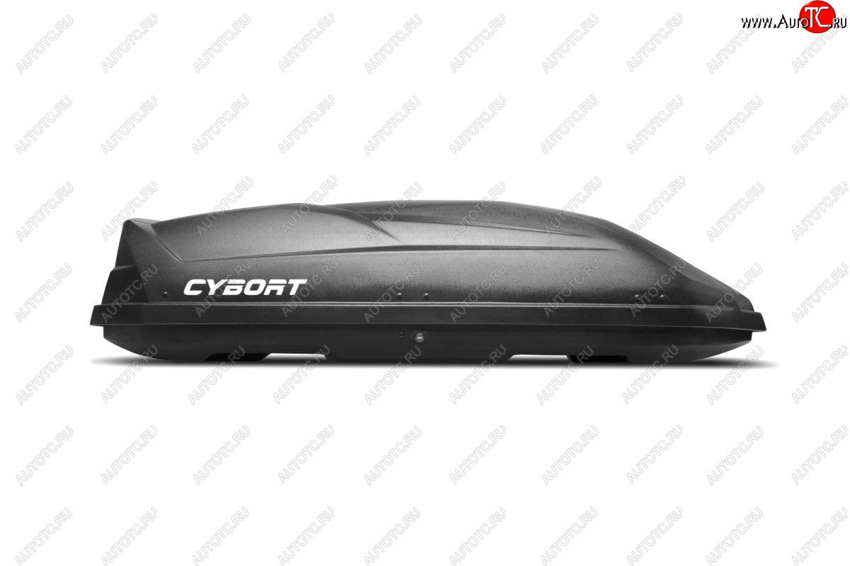 44 799 р. Багажный бокс CYBORT CarNet (460 л/206x86x40 см, двухсторонний, быстросъемные крепления краб) на крышу   (черный металлик)  с доставкой в г. Воронеж