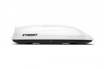 39 799 р. Багажный бокс CYBORT CarNet (460 л/206x86x40 см, двухсторонний, быстросъемные крепления краб) на крышу Nissan Gloria (1979-1983) (белый матовый с защитным покрытием Raptor)  с доставкой в г. Воронеж. Увеличить фотографию 10