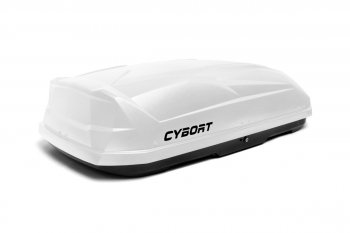 39 799 р. Багажный бокс CYBORT CarNet (460 л/206x86x40 см, двухсторонний, быстросъемные крепления краб) на крышу Nissan Gloria (1979-1983) (белый матовый с защитным покрытием Raptor)  с доставкой в г. Воронеж. Увеличить фотографию 7
