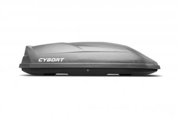 30 999 р. Багажный бокс CYBORT CarNet (460 л, двухсторонний, быстросъемные крепления краб) на крышу   (серый матовый с защитным покрытием Raptor)  с доставкой в г. Воронеж. Увеличить фотографию 5