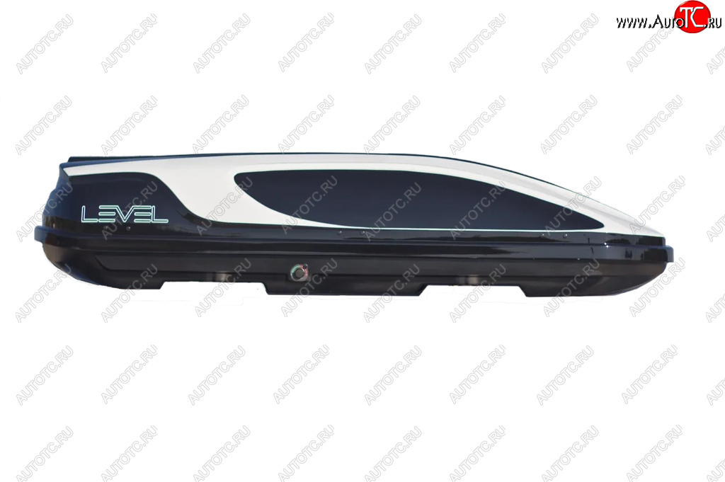 31 999 р. Автобокс LEVEL Касатка (450 л. 190х80х45 см)   (Черно-белый)  с доставкой в г. Воронеж