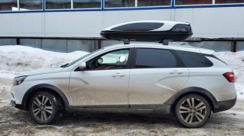 31 999 р. Автобокс LEVEL Касатка (450 л. 190х80х45 см)   (Черно-белый)  с доставкой в г. Воронеж. Увеличить фотографию 5