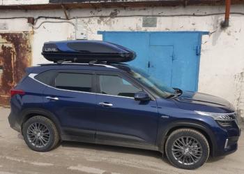 31 999 р. Автобокс LEVEL Касатка (450 л. 190х80х45 см)   (Черно-синий)  с доставкой в г. Воронеж. Увеличить фотографию 5