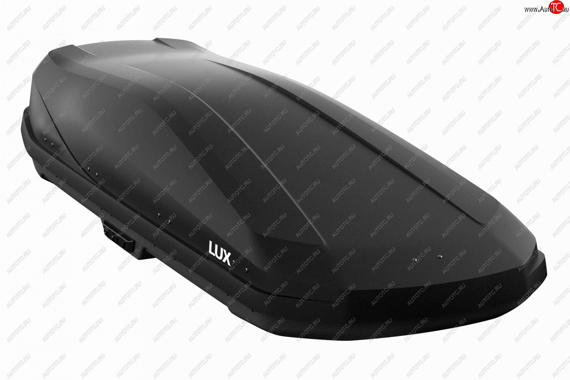 44 899 р. Багажный бокс (470 л 206х75х36 см, двусторонний) LUX IRBIS 206   (черный матовый)  с доставкой в г. Воронеж