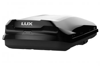 54 599 р. Багажный бокс (470 л 206х75х36 см, двусторонний) LUX IRBIS 206   (черный глянцевый)  с доставкой в г. Воронеж. Увеличить фотографию 4