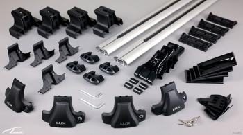 8 789 р. Универсальный багажник в сборе D-LUX 1   (с поперечинами аэро-классик LUX (длина 110 см))  с доставкой в г. Воронеж. Увеличить фотографию 3