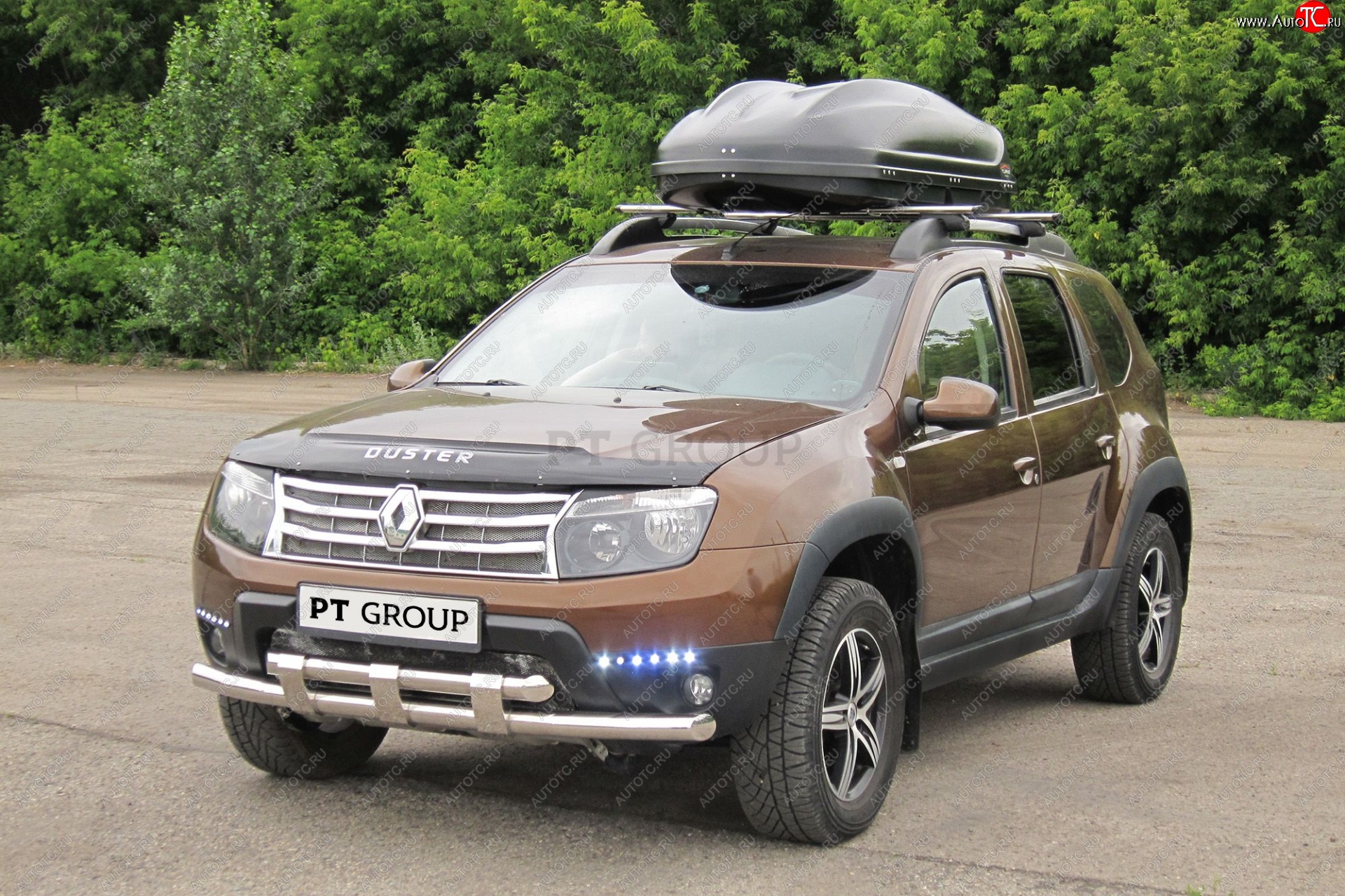 23 199 р. Автобокс PT GROUP (410л., 177х81х46, двустороннее открывание) Turino 1 черный   (Черный)  с доставкой в г. Воронеж