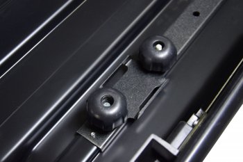 21 749 р. Автобокс PT GROUP(410л., 177х81х46, одностороннее открывание) Turino 1 черный Mercedes-Benz CLS class W218 (2011-2017) (Черный)  с доставкой в г. Воронеж. Увеличить фотографию 6