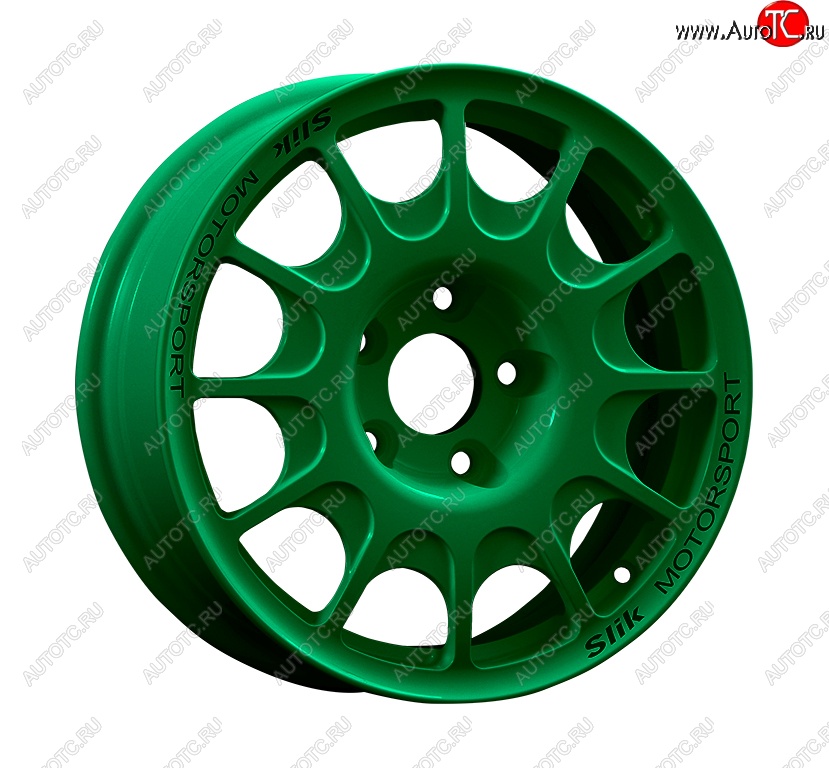 23 799 р. Кованый диск Slik Classic Sport L-1844S 5.5x15   (Candy изумрудно-зеленый (Candy Green))  с доставкой в г. Воронеж