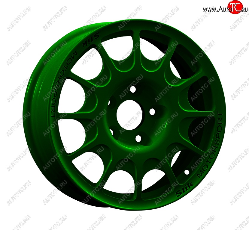 23 799 р. Кованый диск Slik Classic Sport L-1844S 5.5x15   (Зеленый (GREEEN))  с доставкой в г. Воронеж