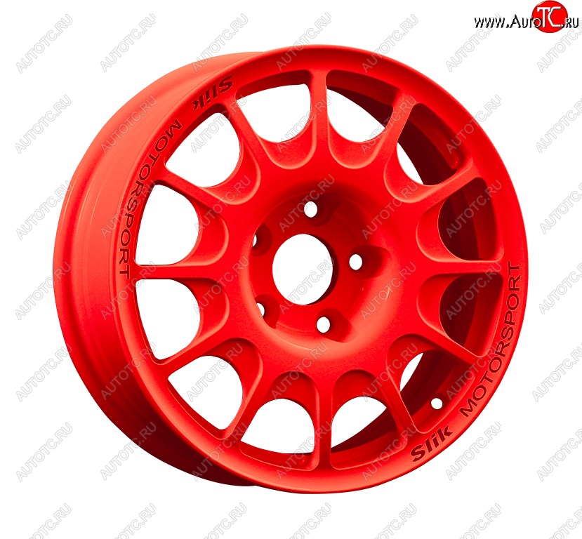23 799 р. Кованый диск Slik Classic Sport L-1844S 6.5x15   (RAL 3026 ярко алый (3026))  с доставкой в г. Воронеж