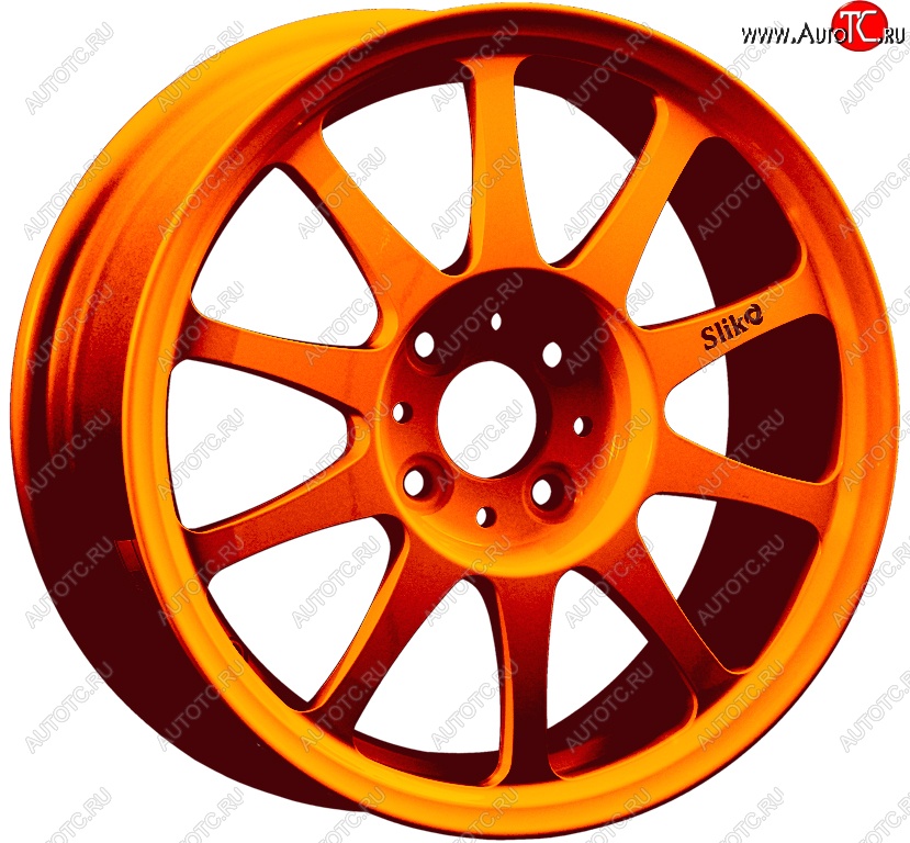14 899 р. Кованый диск Slik Classic Sport L-5411S 6.0x15   (Ярко оранжевый (ORANGE))  с доставкой в г. Воронеж