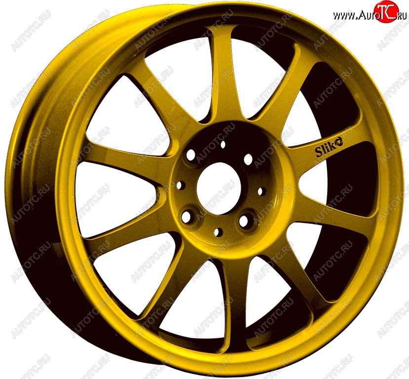 14 899 р. Кованый диск Slik Classic Sport L-5411S 6.0x15   (Ярко желтый RAL1021 (YELLOW))  с доставкой в г. Воронеж