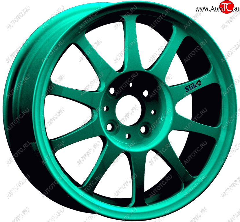 14 899 р. Кованый диск Slik Classic Sport L-5411S 6.0x15   (Candy изумрудно-зеленый (Candy Green))  с доставкой в г. Воронеж