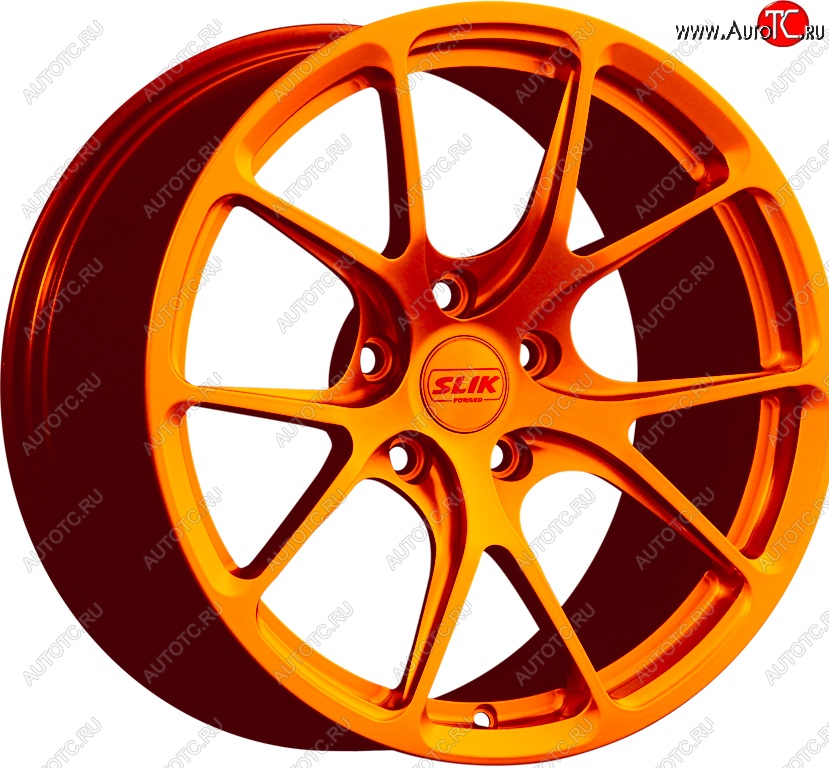 18 599 р. Кованый диск Slik TuningPro L-754 9.0x17   (Ярко оранжевый (ORANGE))  с доставкой в г. Воронеж