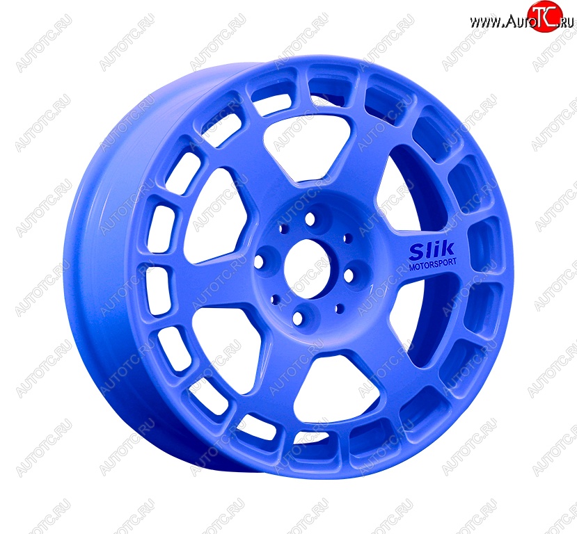 7 540 р. Кованый диск Slik Classic Sport L-151S 6.5x15   (Синий (BLUE))  с доставкой в г. Воронеж