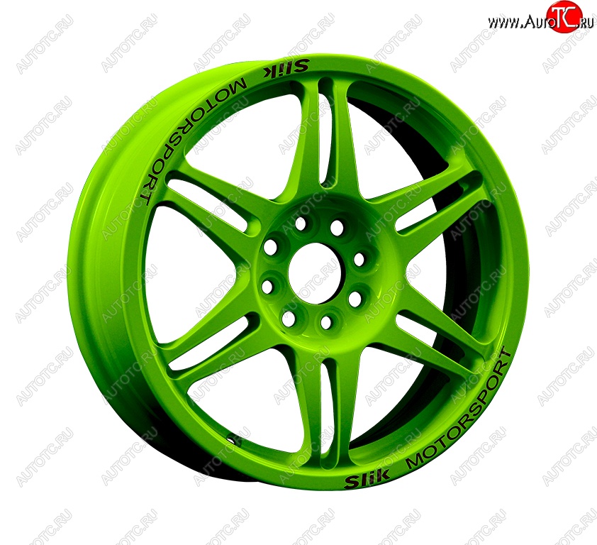 15 499 р. Кованый диск Slik Classic Sport L-152S 5.5x15   (RAL 6038 ярко-зеленый (6038))  с доставкой в г. Воронеж