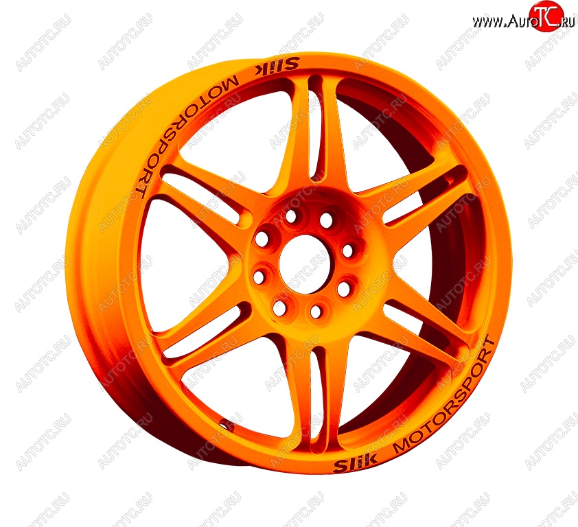 7 540 р. Кованый диск Slik Classic Sport L-152S 6.5x15   (Ярко оранжевый (ORANGE))  с доставкой в г. Воронеж