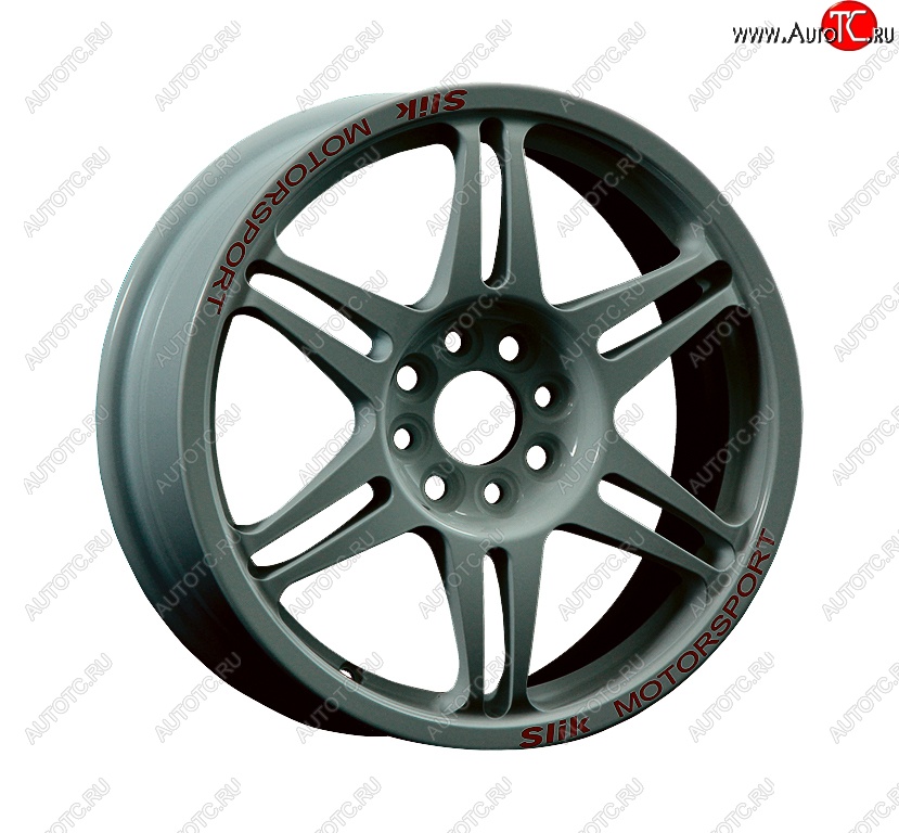 7 540 р. Кованый диск Slik Classic Sport L-152S 6.5x15   (Темный хром (DC))  с доставкой в г. Воронеж