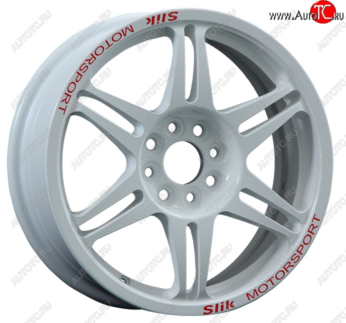 7 540 р. Кованый диск Slik Classic Sport L-152S 6.5x15   (Белый (W))  с доставкой в г. Воронеж