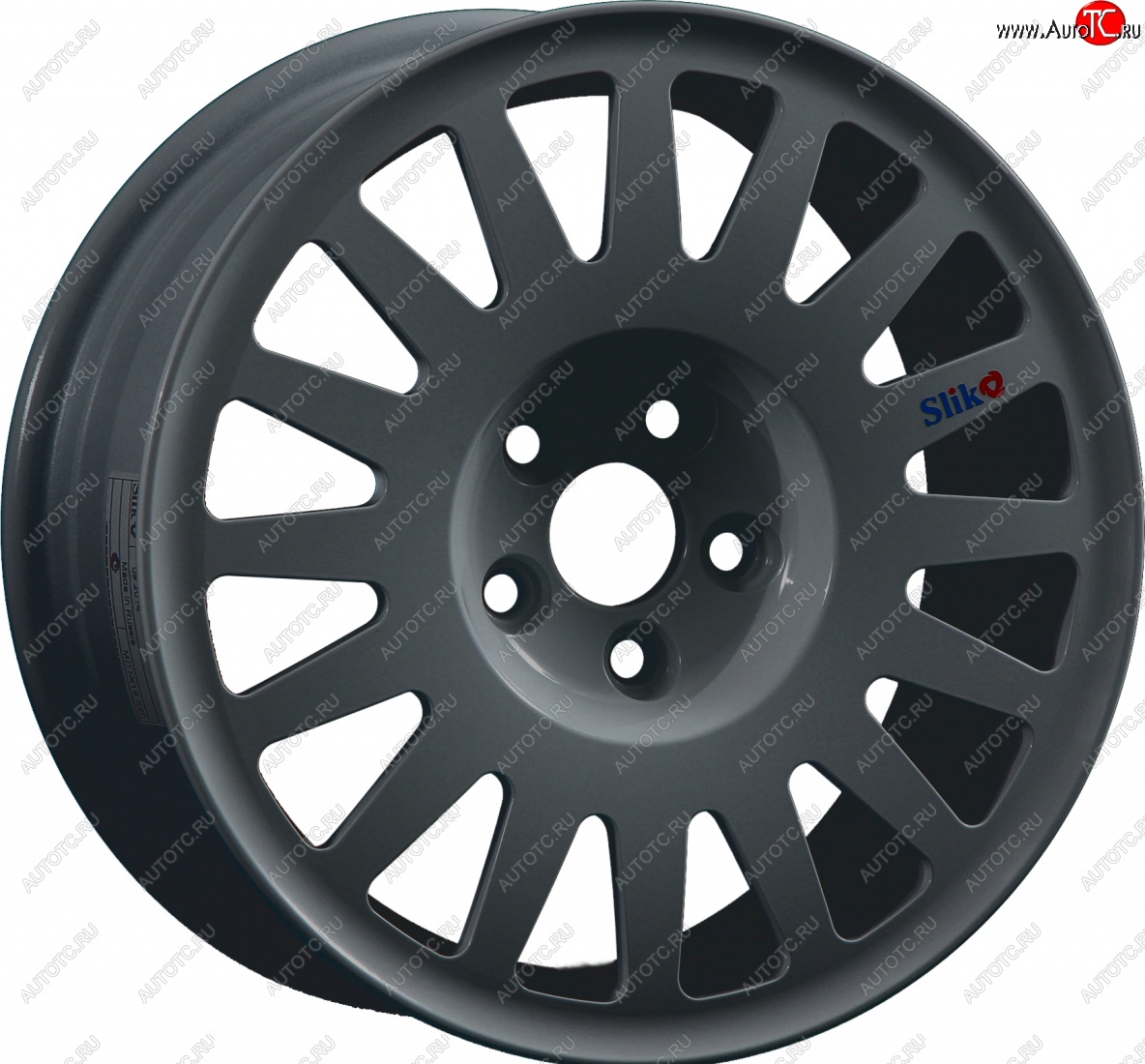 7 460 р. Кованый диск Slik Classic Sport L-1823S 5.5x15   (Графит матовый (GRF2))  с доставкой в г. Воронеж