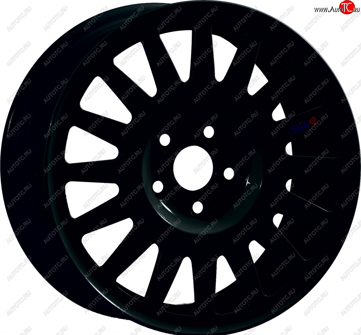 7 460 р. Кованый диск Slik Classic Sport L-1823S 5.5x15   (Черный глянцевый (BK))  с доставкой в г. Воронеж