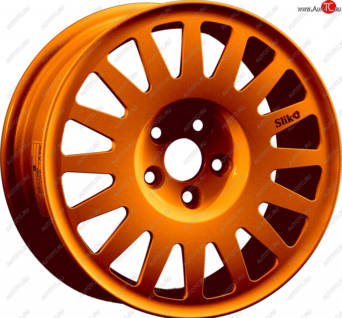 7 460 р. Кованый диск Slik Classic Sport L-1823S 5.5x15   (Candy медно-оранжевый глянцевый)  с доставкой в г. Воронеж
