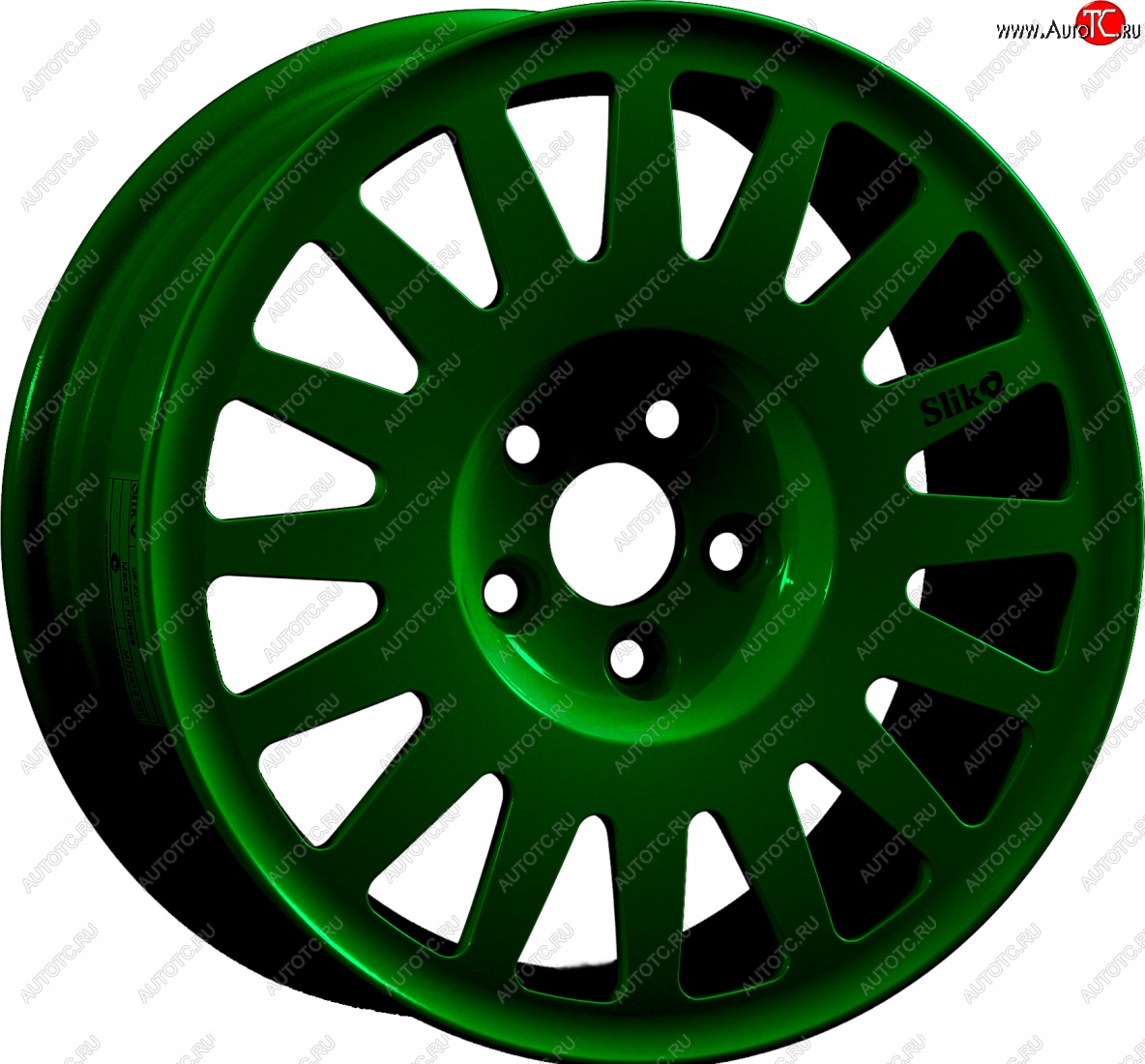 15 599 р. Кованый диск Slik Classic Sport L-1823S 6.5x15   (Зеленый (GREEEN))  с доставкой в г. Воронеж