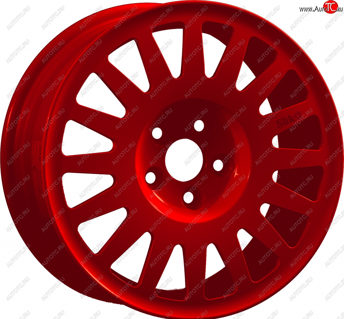 15 599 р. Кованый диск Slik Classic Sport L-1823S 6.5x15   (Красный (RED))  с доставкой в г. Воронеж