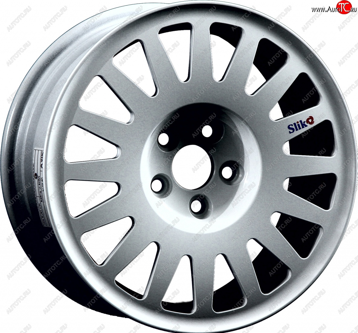 14 199 р. Кованый диск Slik Classic Sport L-1823S 6.5x15 Nissan NV200 Euro (2009-2025) 4x114.3xDIA66.1xET45.0 (Серебристый светлый (S16))