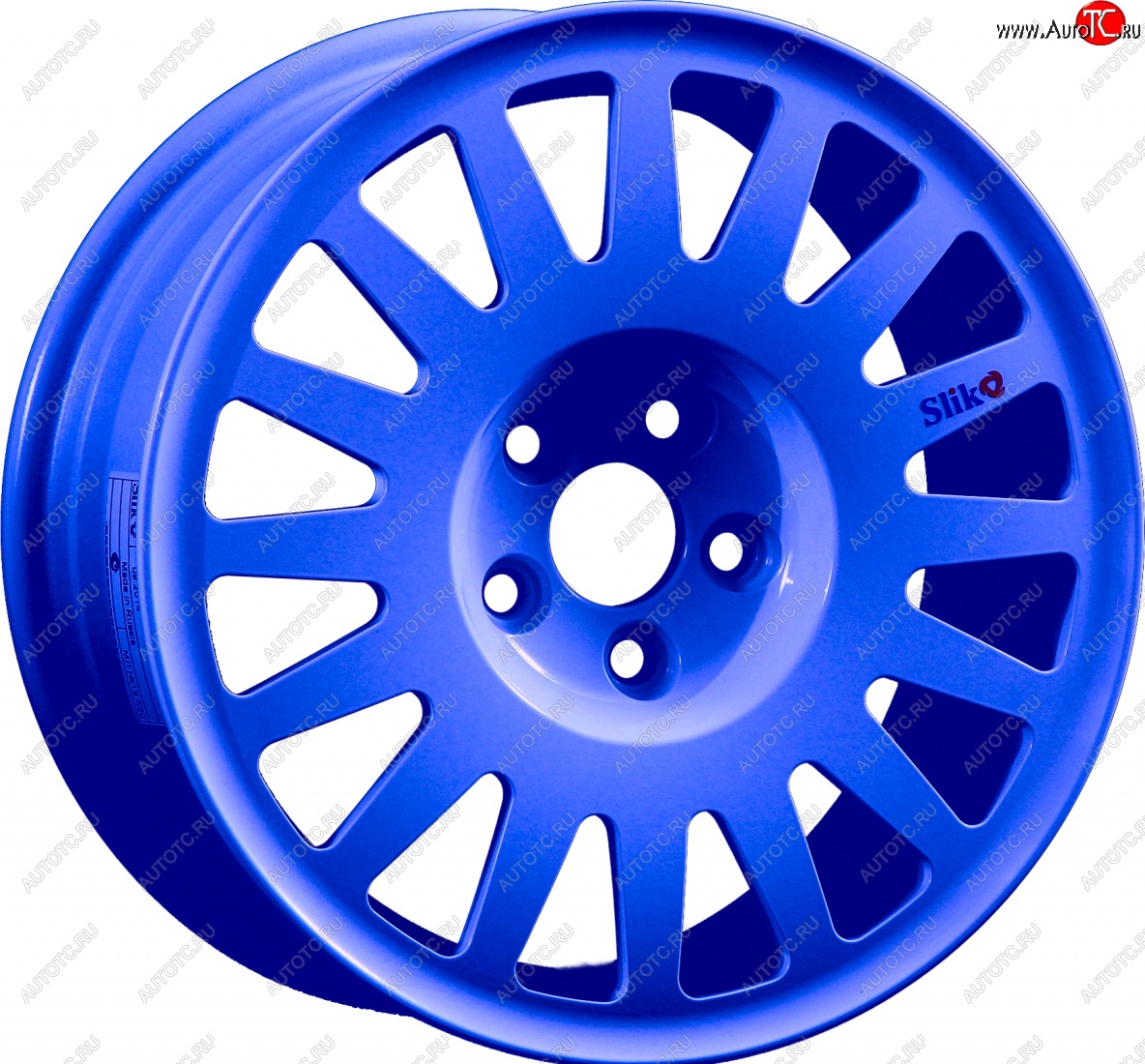 15 599 р. Кованый диск Slik Classic Sport L-1823S 6.5x15   (Синий (BLUE))  с доставкой в г. Воронеж