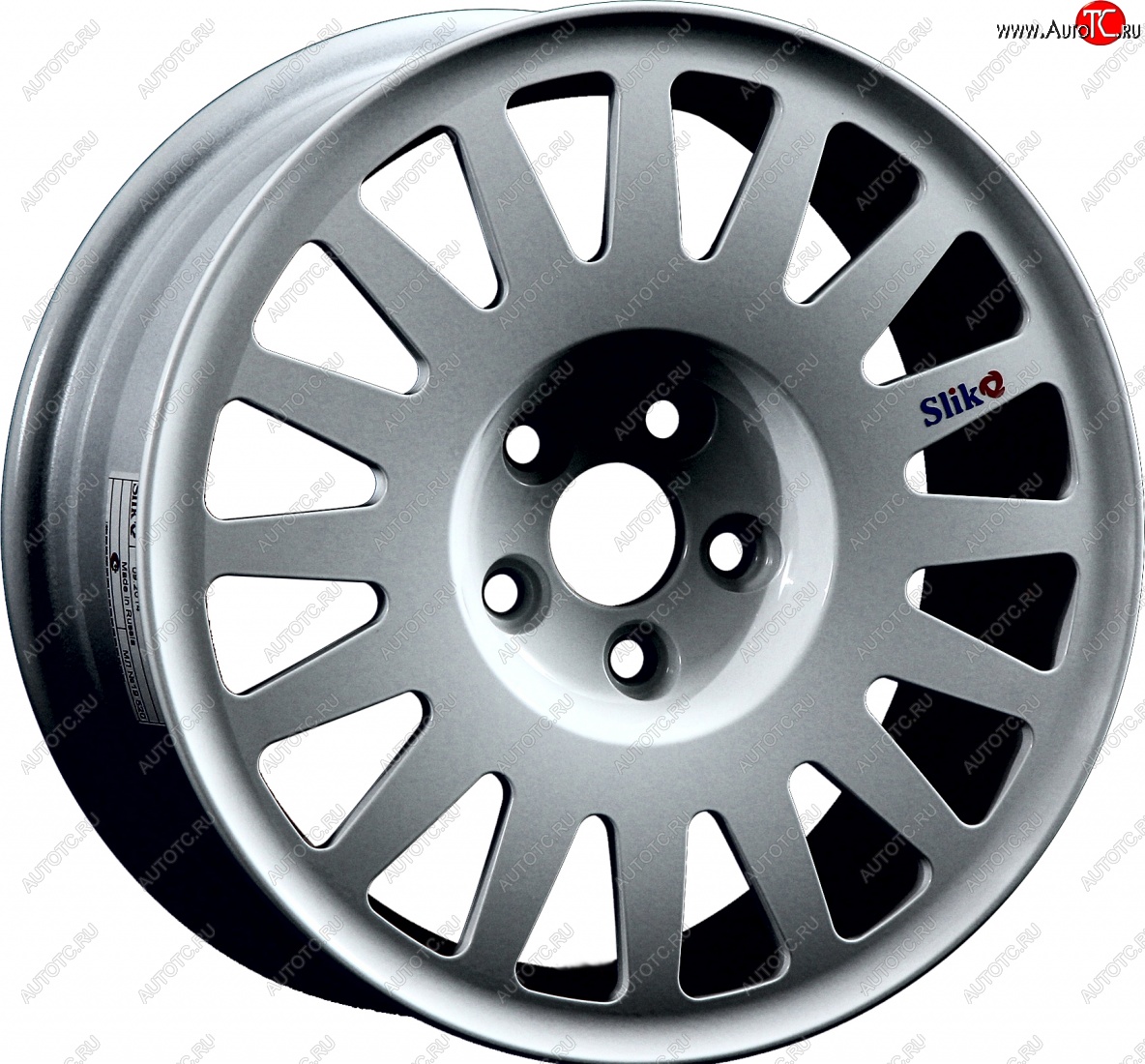 14 199 р. Кованый диск Slik Classic Sport L-1823S 6.5x15   (Серебристый темный (S25))  с доставкой в г. Воронеж