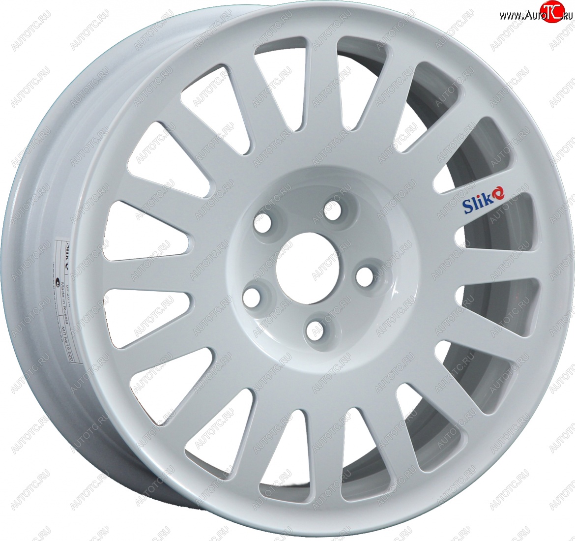 14 199 р. Кованый диск Slik Classic Sport L-1823S 6.5x15   (Белый (W))  с доставкой в г. Воронеж
