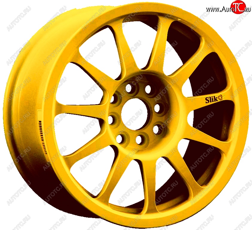 24 899 р. Кованый диск Slik Classic Sport L-1837S 7.0x15   (Ярко желтый RAL1021 (YELLOW))  с доставкой в г. Воронеж