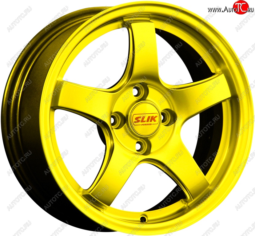 11 899 р. Кованый диск Slik Classic L-1843 6.5x15   (Candy ярко-желтый (Candy YELLOW))  с доставкой в г. Воронеж