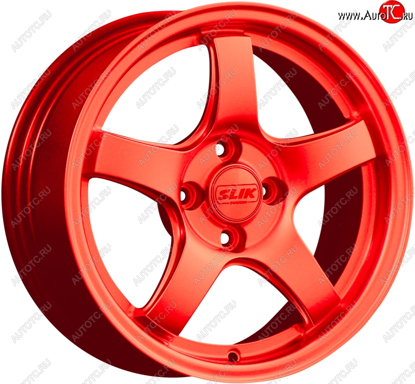 11 899 р. Кованый диск Slik Classic L-1843 6.5x15   (RAL 3026 ярко алый (3026))  с доставкой в г. Воронеж