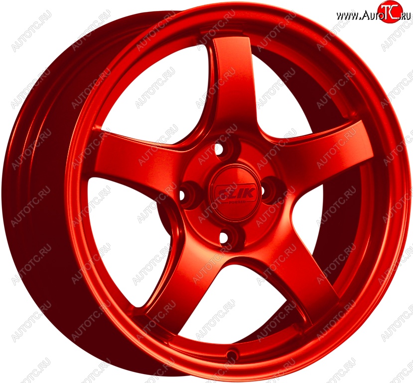 11 899 р. Кованый диск Slik Classic L-1843 6.5x15   (Candy алый)  с доставкой в г. Воронеж