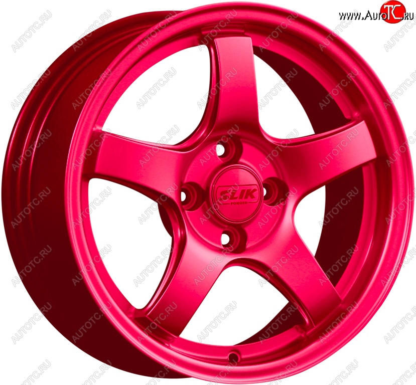 11 899 р. Кованый диск Slik Classic L-1843 6.5x15   (Candy рубиновый (Candy RUBIN))  с доставкой в г. Воронеж