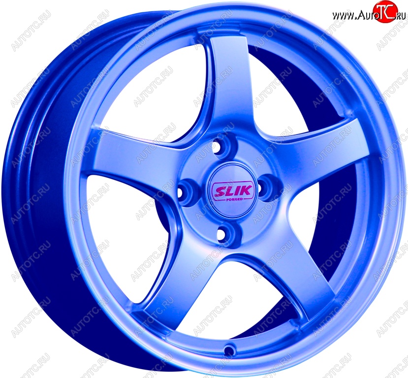 11 899 р. Кованый диск Slik Classic L-1843 6.5x15   (Синий (BLUE))  с доставкой в г. Воронеж