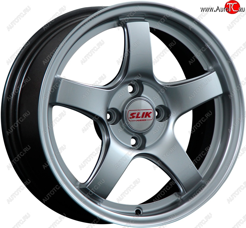 11 899 р. Кованый диск Slik Classic L-1843 6.5x15   (Графит глянцевый (GM))  с доставкой в г. Воронеж